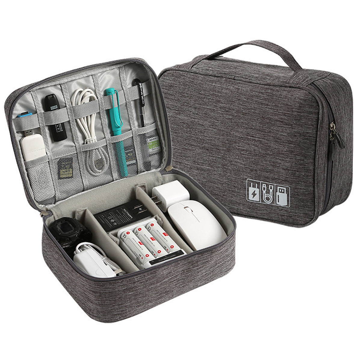 Electronics Gadgets Bag - Multifunctional Portable Digital Bags Data Cable