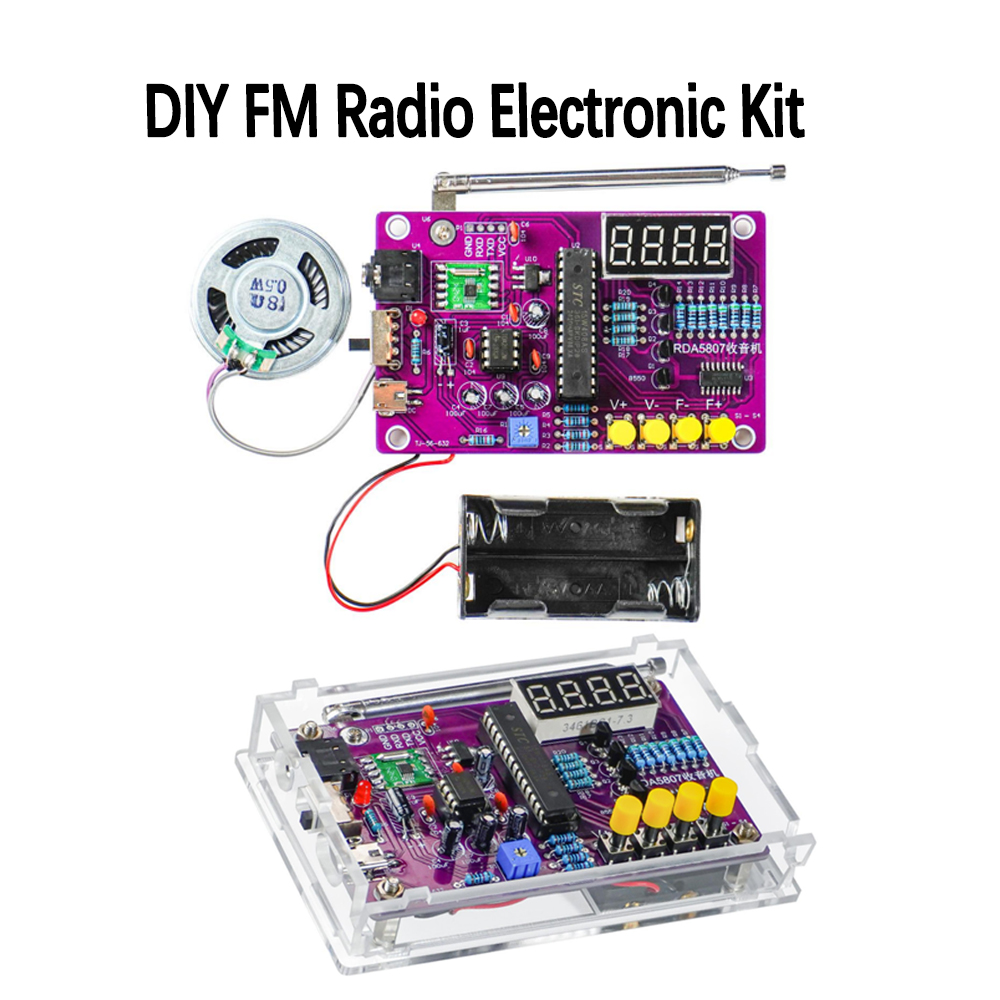 Diy Electronics Gadgets - DIY FM Radio Electronic Kit 87-108MHz