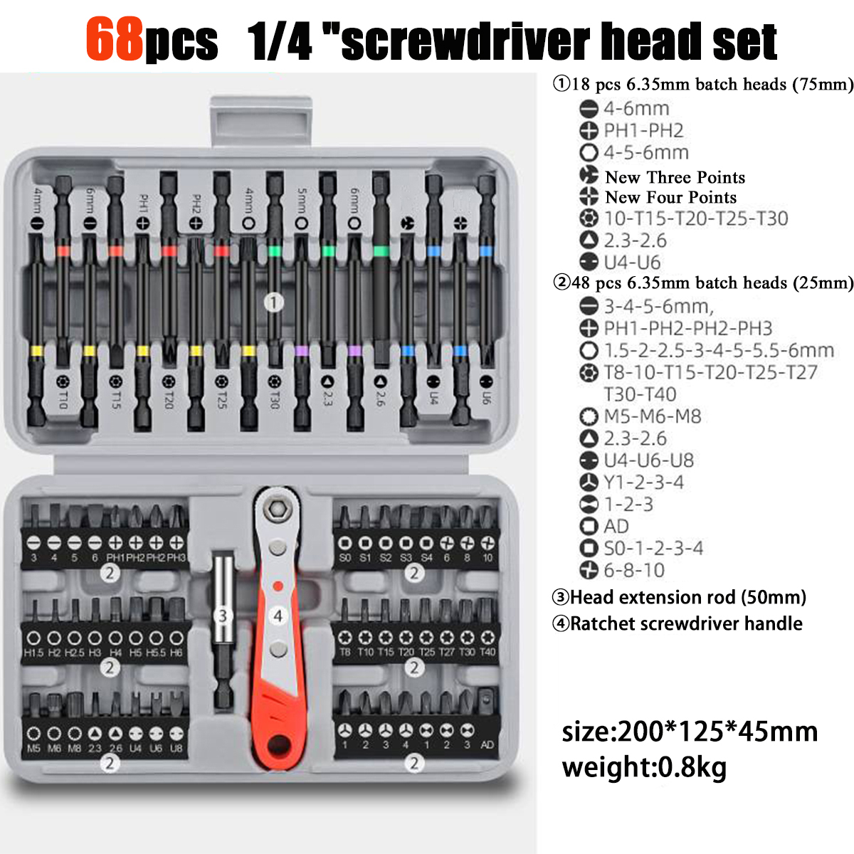 Diy Electronics Gadgets - 68 in 1 Precision Ratchet Screwdriver