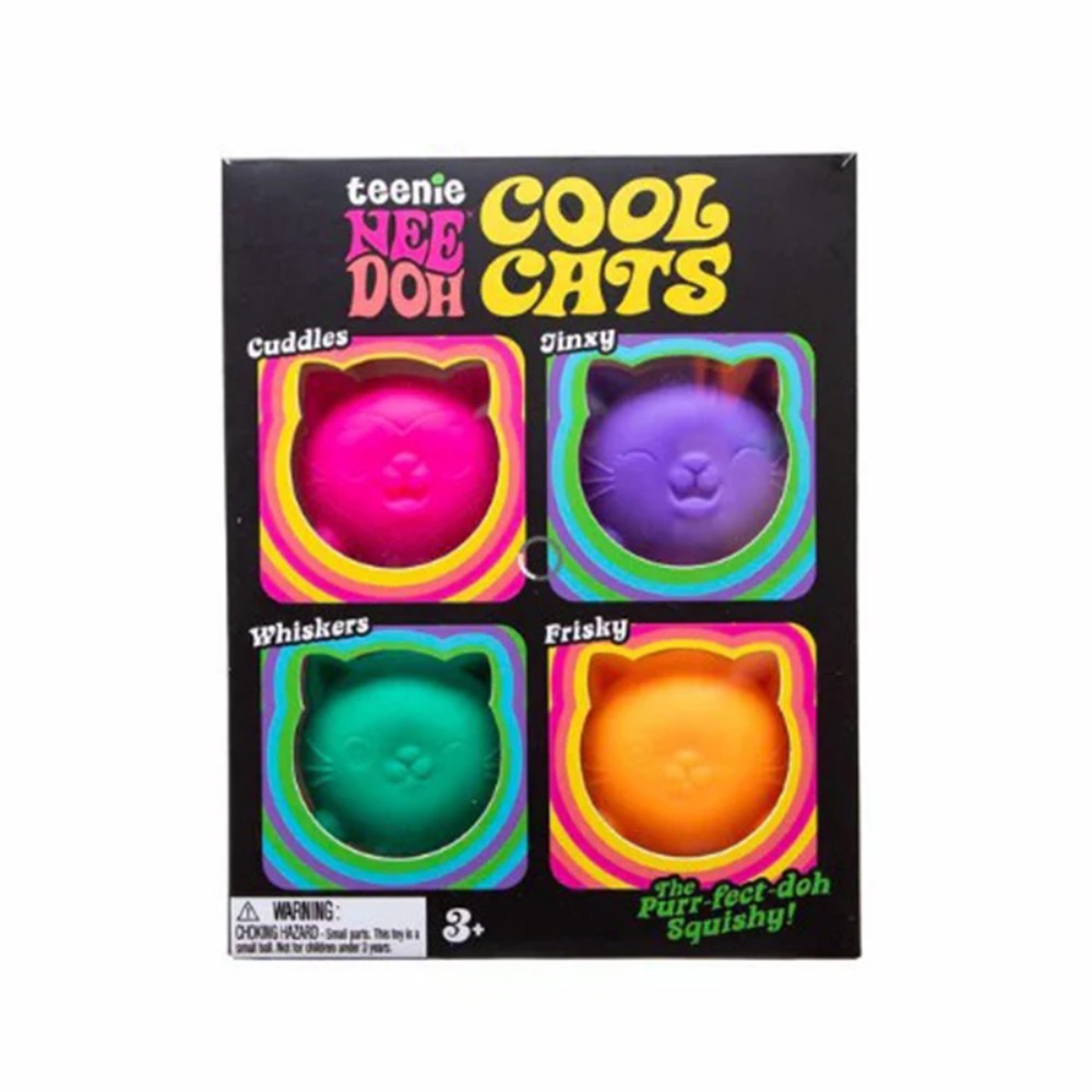 Hot NeeDoh Teenie Cool Cats 3  - Electronics Latest Gadgets review and price