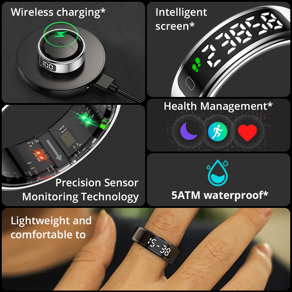 COLMI R12 Smart Ring with Disp - Smart Ring Health review and price