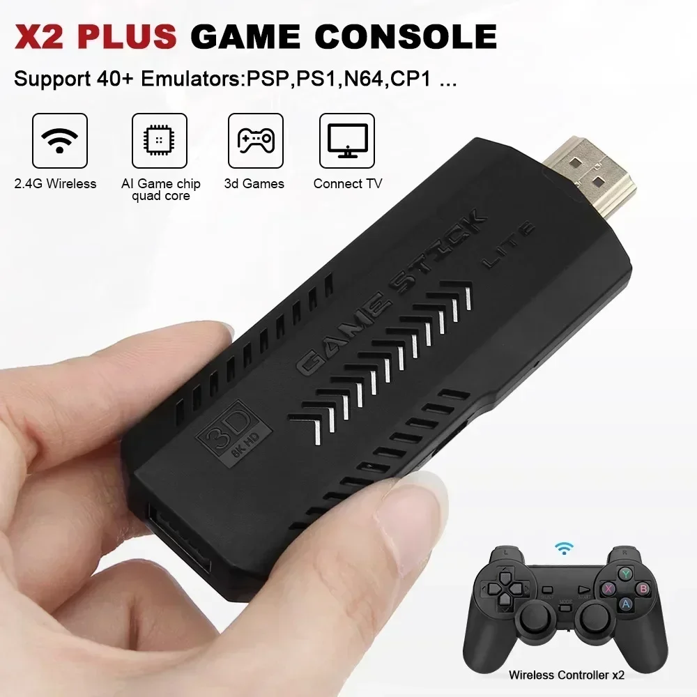 X2 Plus Game Stick 4K HD 2.4G  - Retro Game Controller Usb review and price