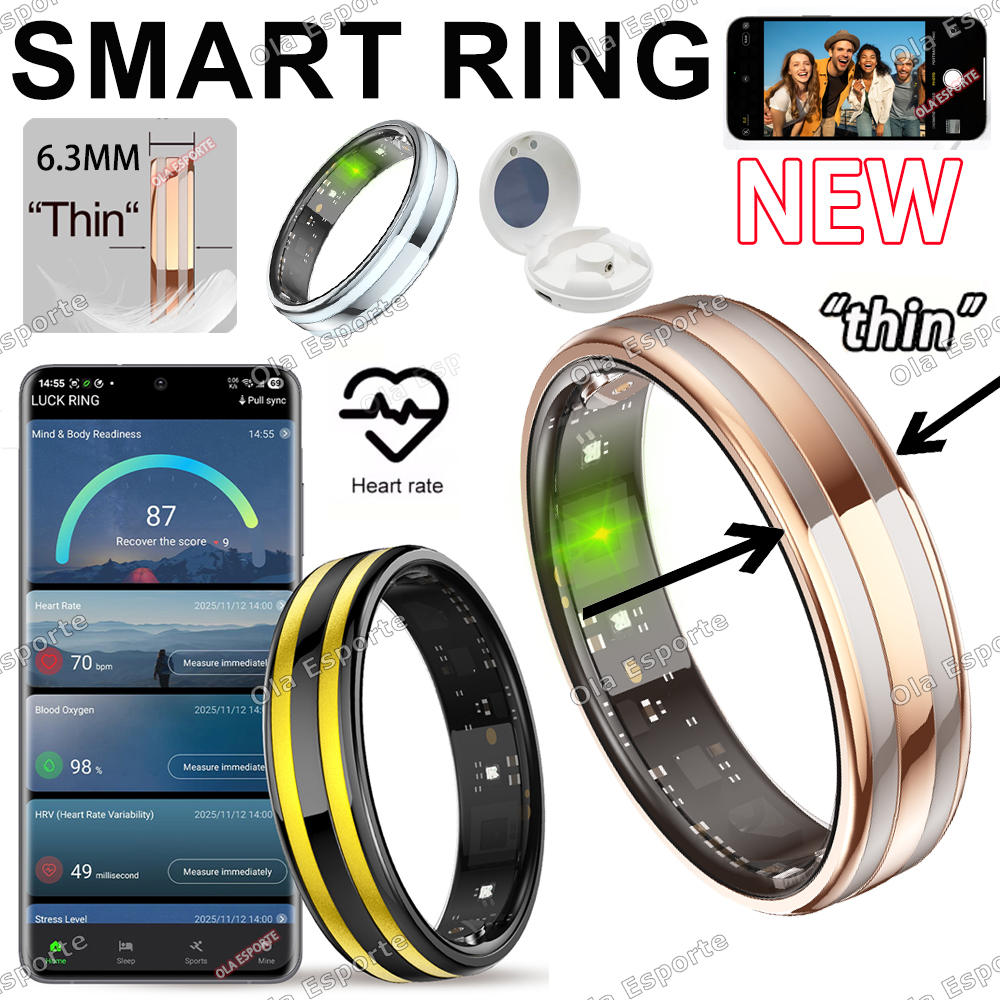 New 6.3mm Thin Smart Ring Heal - Smart Ring Health review and price