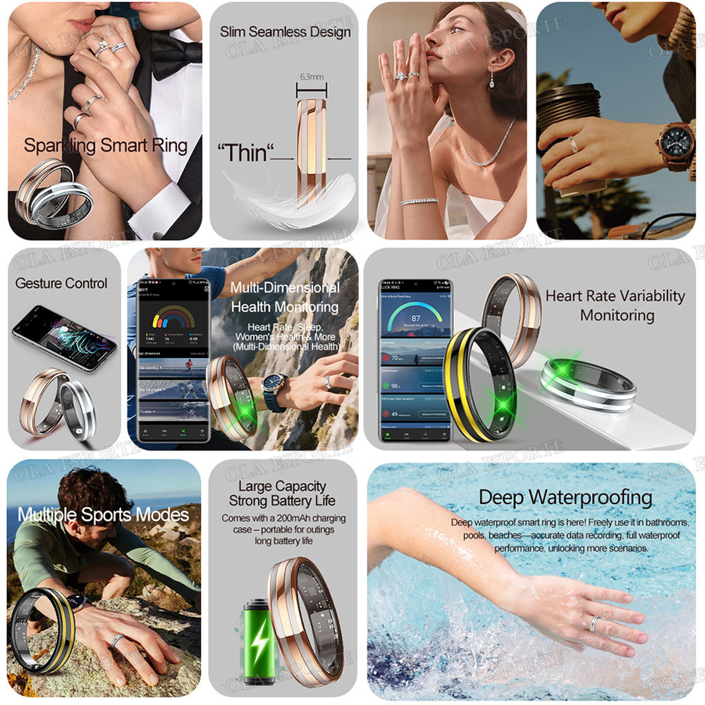 New 6.3mm Thin Smart Ring Heal - Smart Ring Health review and price
