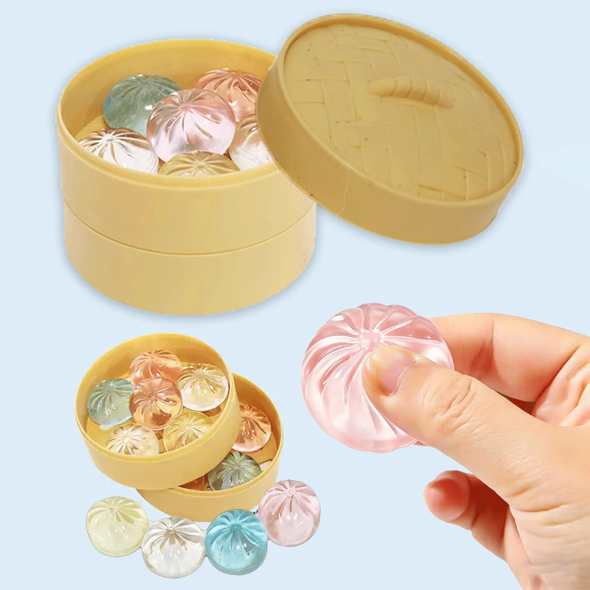 Mini Glitter Dumpling Squishes - Electronics Latest Gadgets review and price