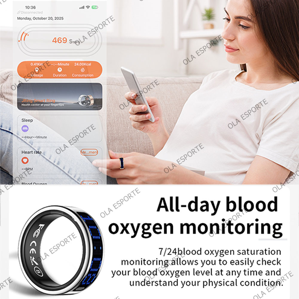 2025 Smart Ring Men Women LED  - Smart Ring Health review and price