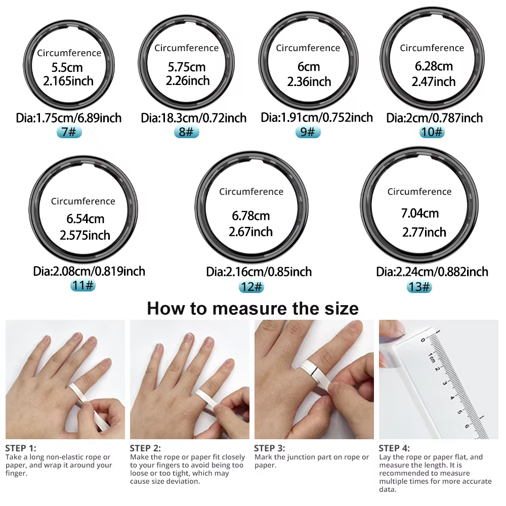 R09 Smart Ring Men Women with  - Smart Ring Health review and price
