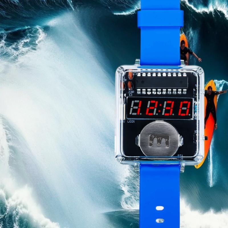 1Set DIY Electronic Watch Kit  - Diy Electronics Gadgets review and price