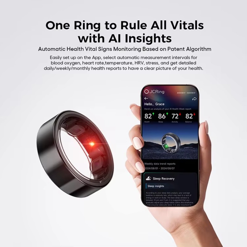 JCRing X5B Smart Health Ring B - Smart Ring Health review and price