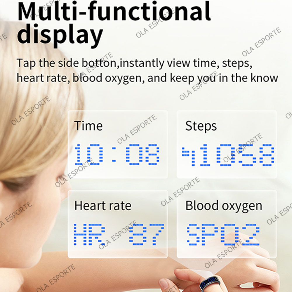 SR16 Smart Ring 3D LED Display - Smart Ring Health review and price