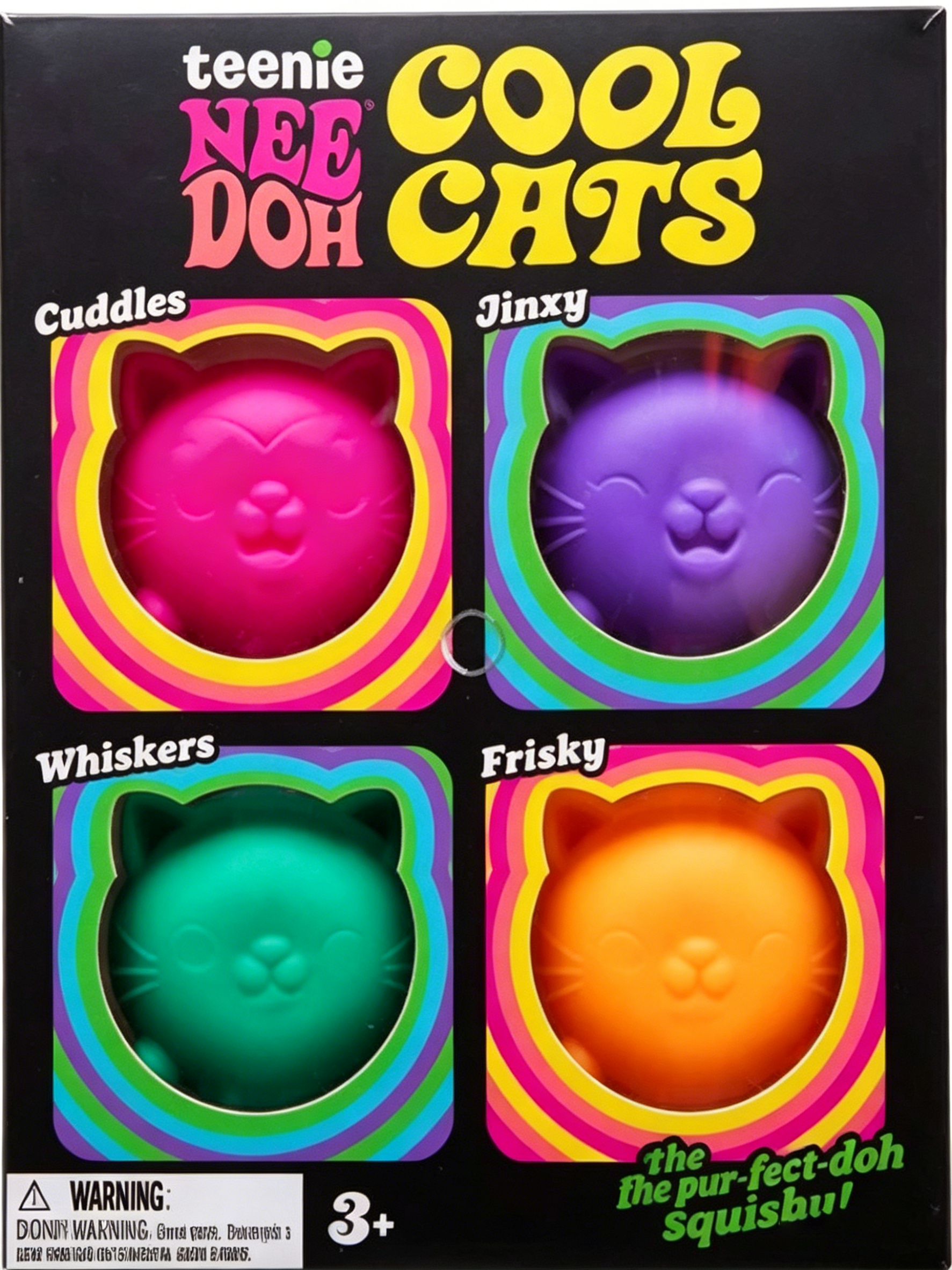 NeeDoh Teenie Cool Cats 4 Pack - Electronics Latest Gadgets review and price