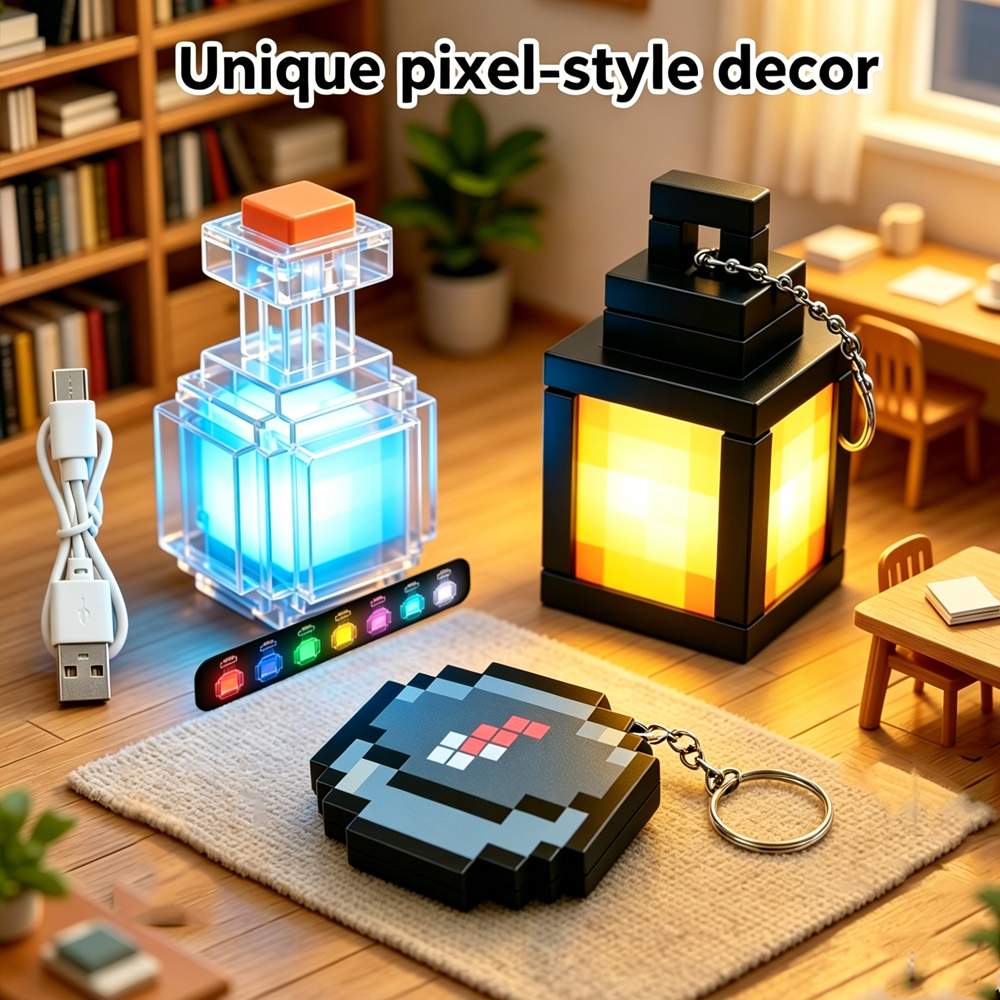 Novelty Pixel Medicine Bottle  - Electronics Latest Gadgets review and price