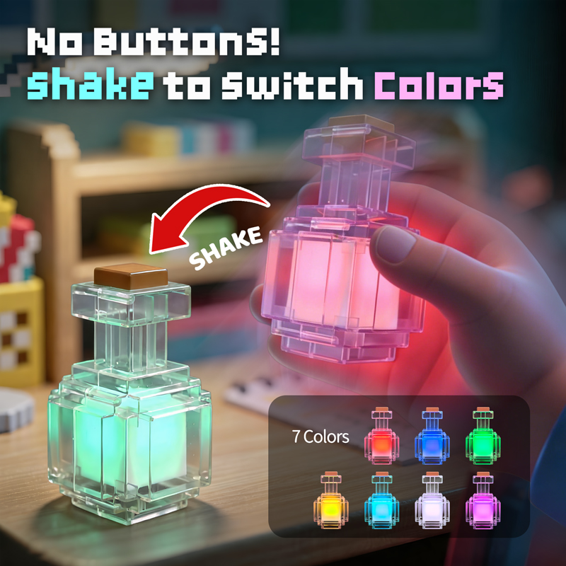 Novelty Pixel Medicine Bottle  - Electronics Latest Gadgets review and price