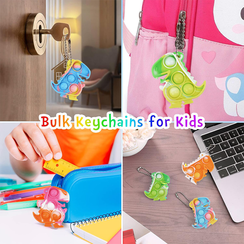 10/20pcs Mini Dinosaur Pop Key - Electronics Gadgets Bag review and price